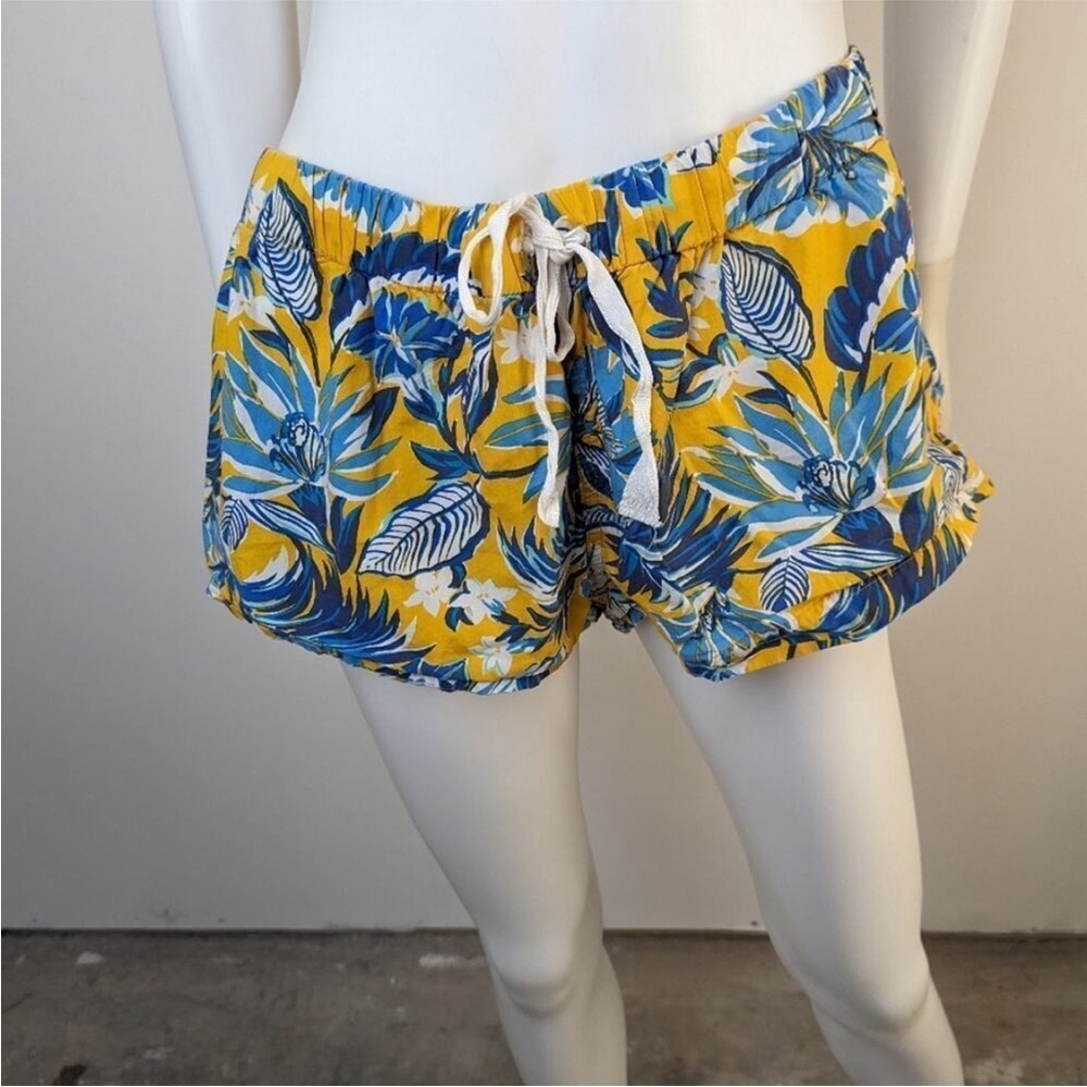 J. Crew Tropical Print Drawstring Shorts